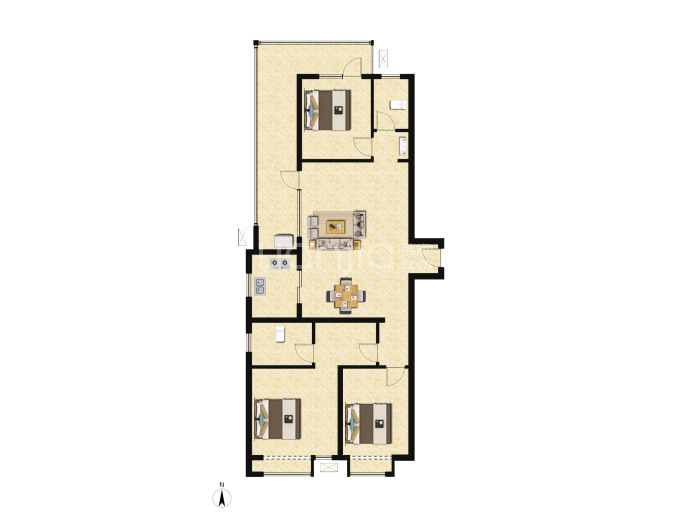 力高阳光海岸--建面 141m²