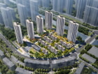 大唐湖心印象效果图