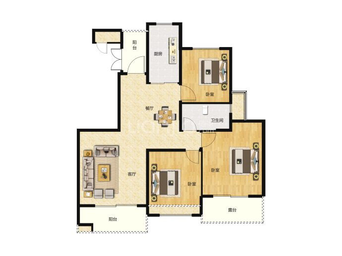 南京恒大养生谷--建面 113m²