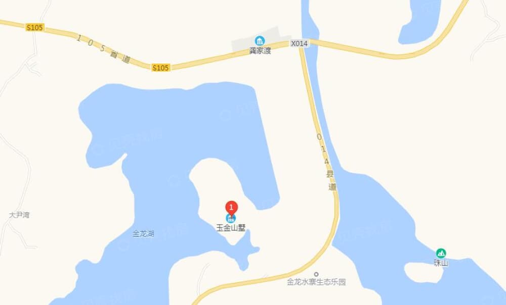 玉金山墅区位