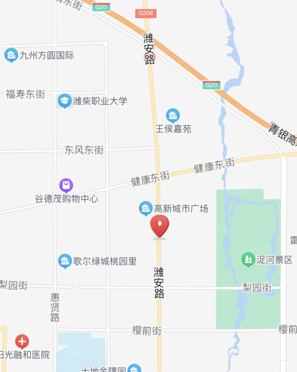 高创桃源区位