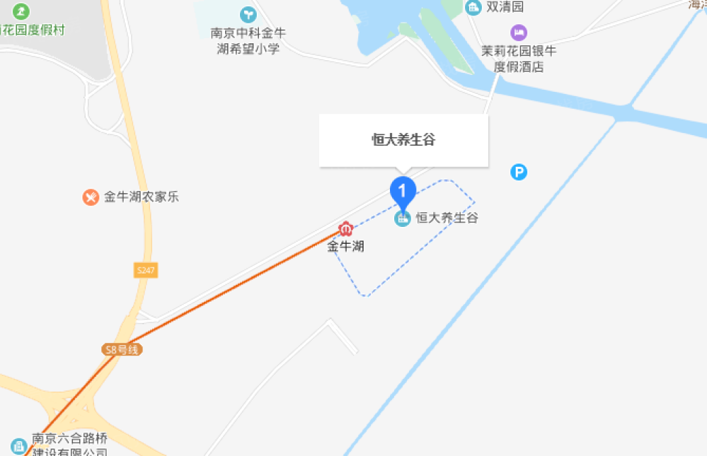 南京恒大养生谷区位