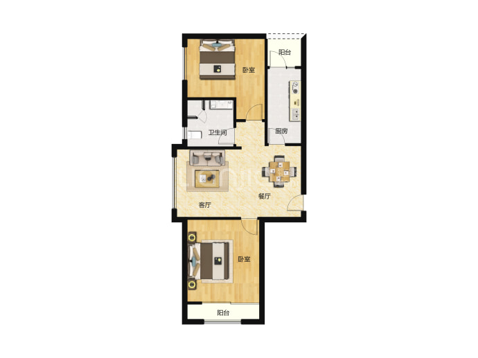香悦澜溪三期--建面 92.75m²
