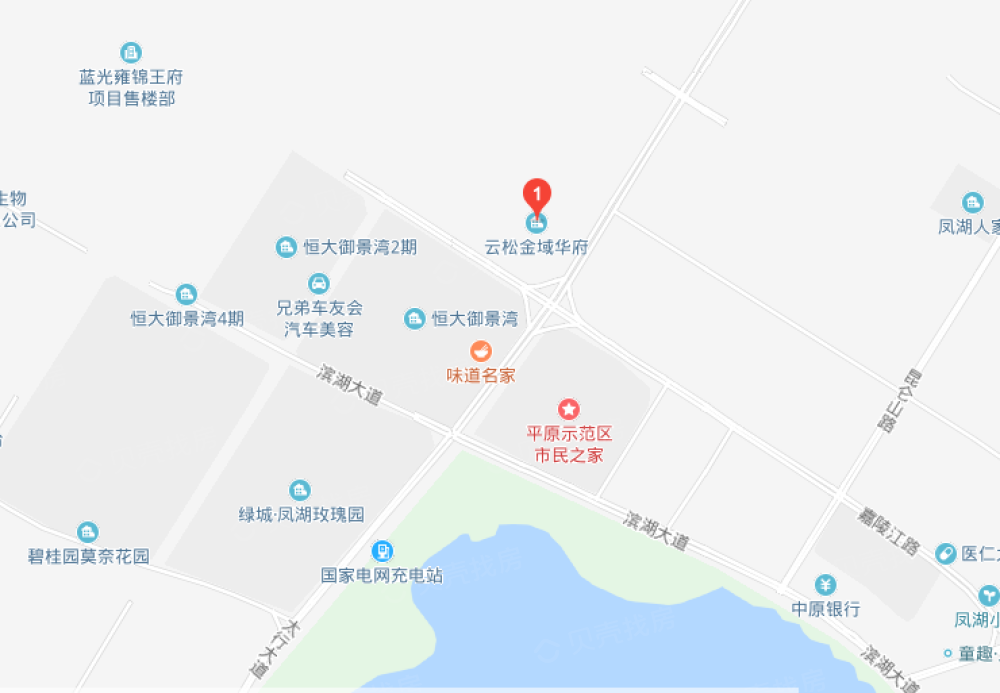 云松金域华府区位