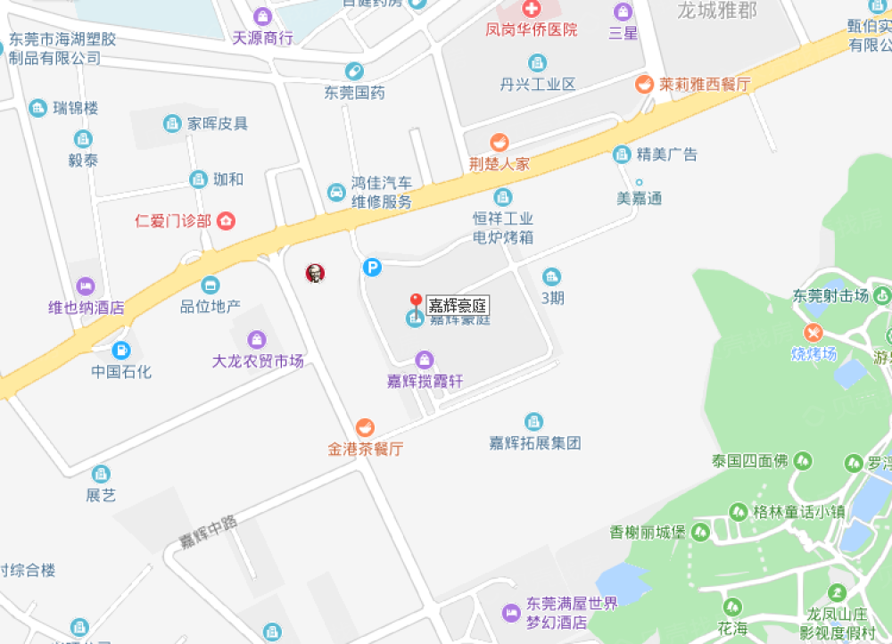 嘉辉豪庭.逸峯区位