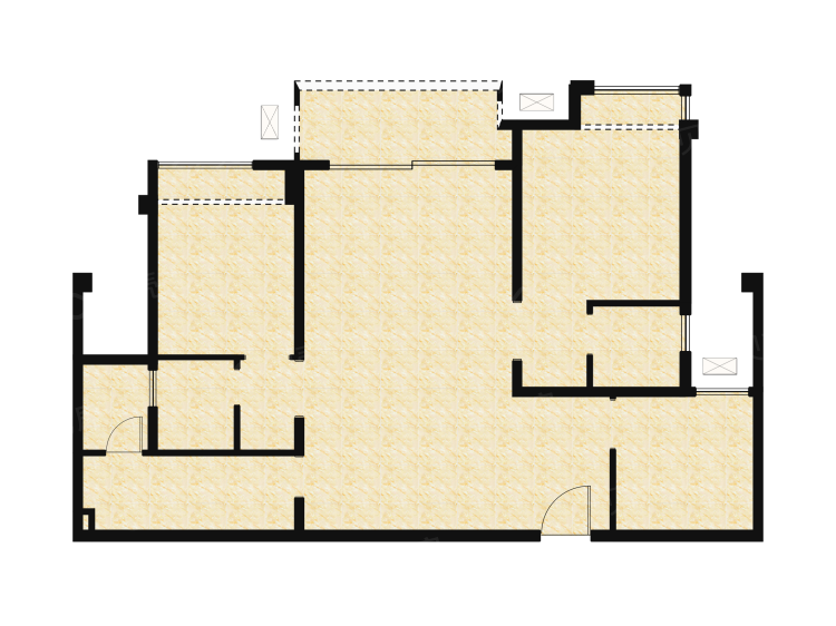 金科联发东悦府3室2厅2卫户型图