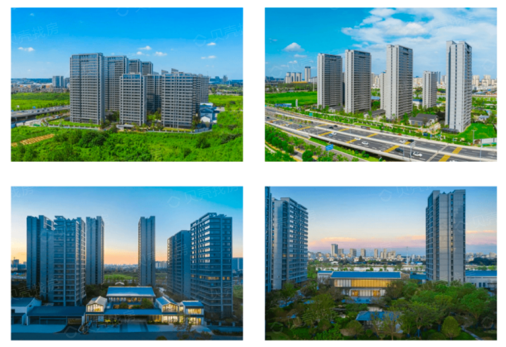 绿城美的招商云筑实景图