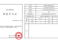 书香门第预售许可证