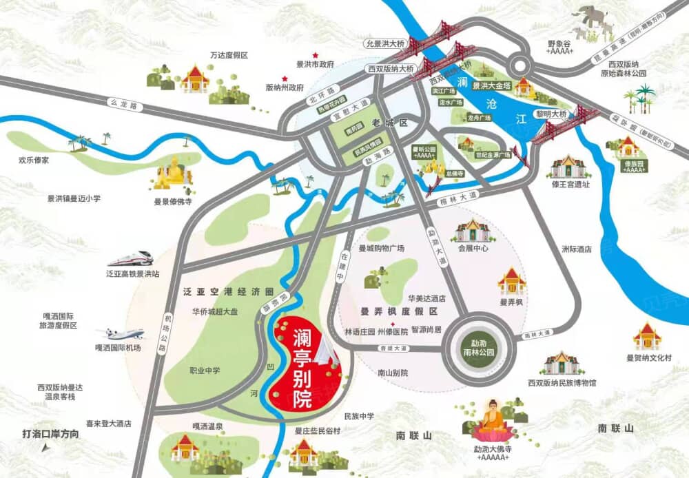 澜亭别院区位