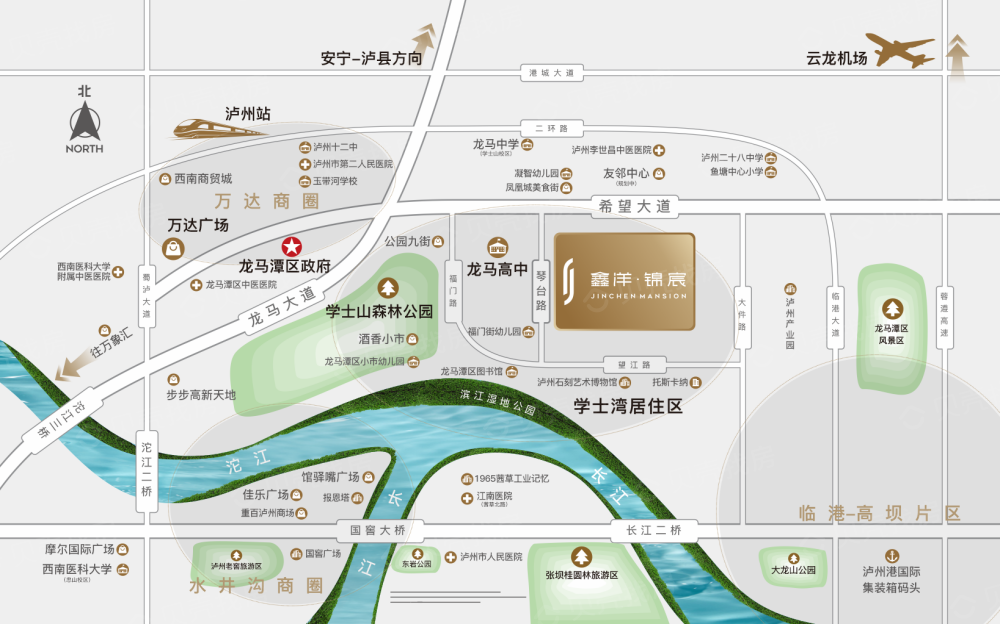 鑫洋锦宸区位
