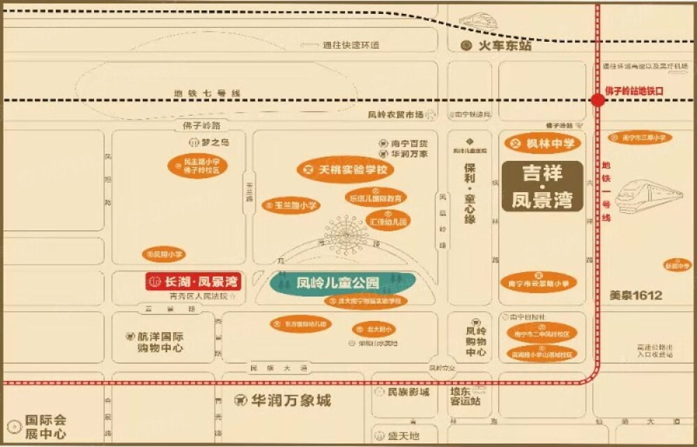 吉祥凤景湾区位
