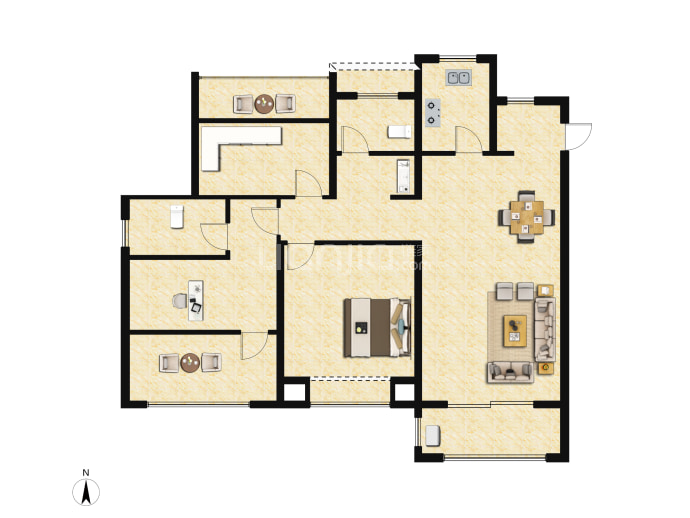 熙悦--建面 105m²