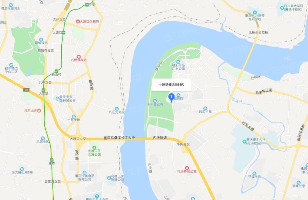 中国铁建西派时代区位
