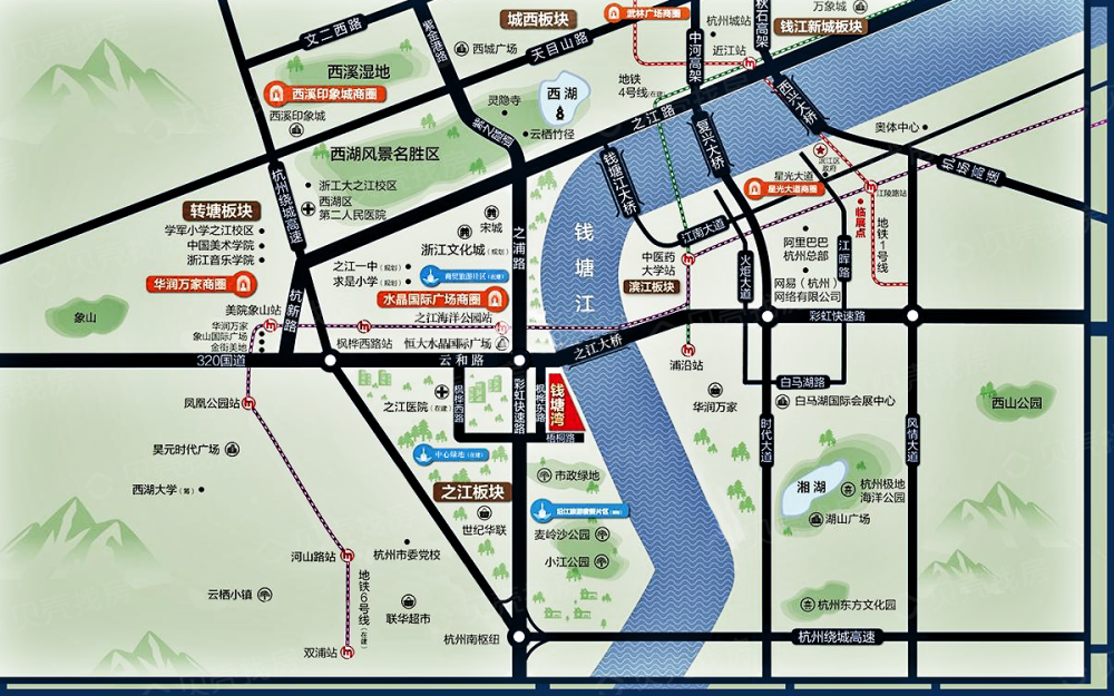 钱塘ONE区位