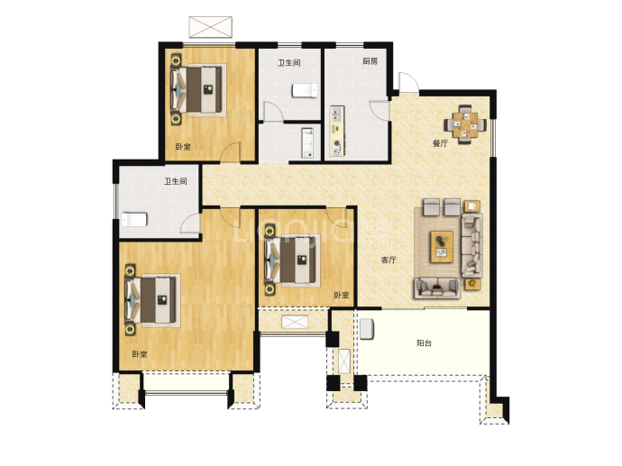 光明府--建面 116m²