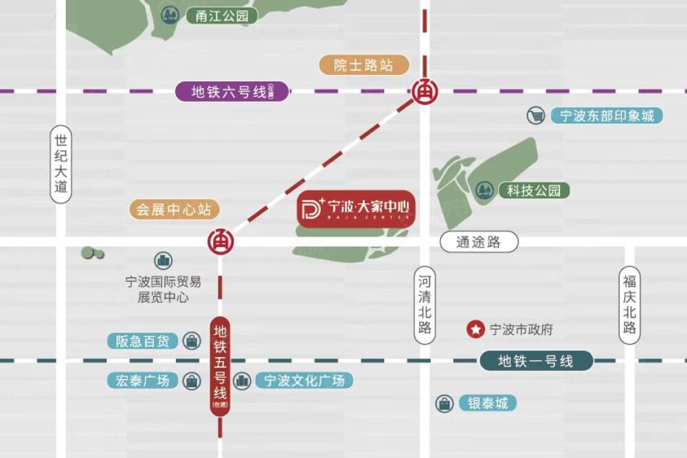 大家中心区位