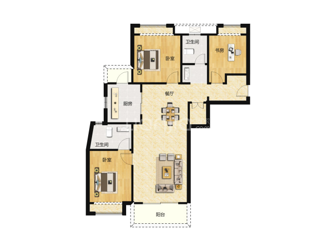 融创·青雲壹号--建面 124m²