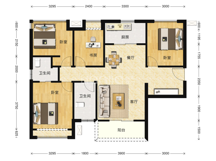 花样年家天下--建面 112m²