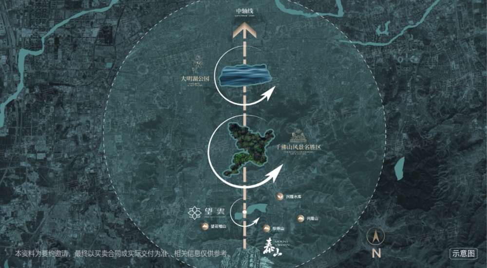 华润置地济南望雲区位