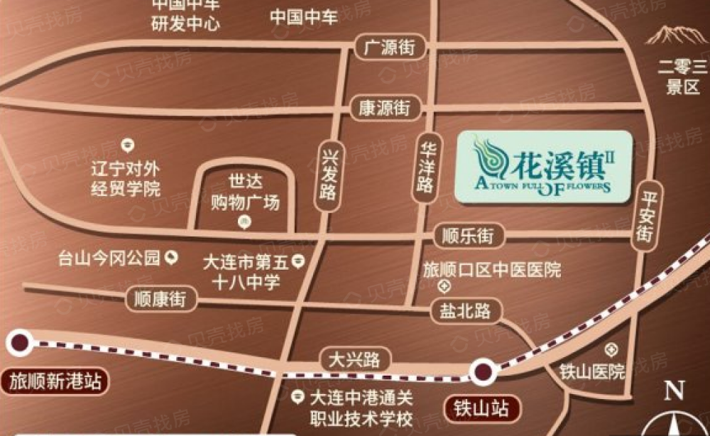 中车花溪镇二期区位
