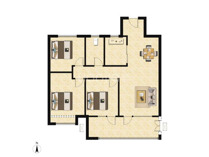 力高阳光海岸--建面 98m²