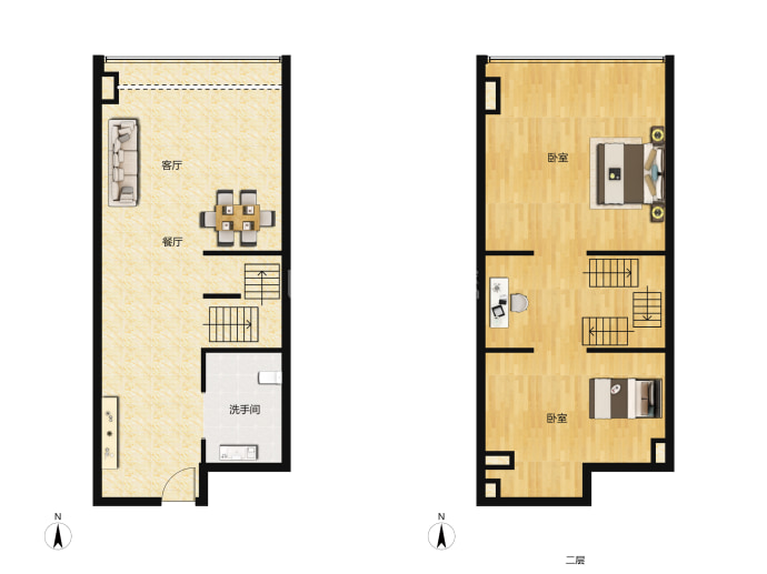 摩墅公馆--建面 45m²