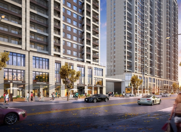 朗诗渭城府楼盘图片