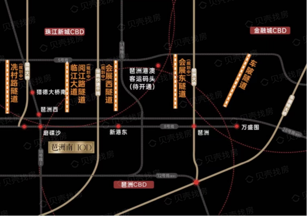 品越华府区位
