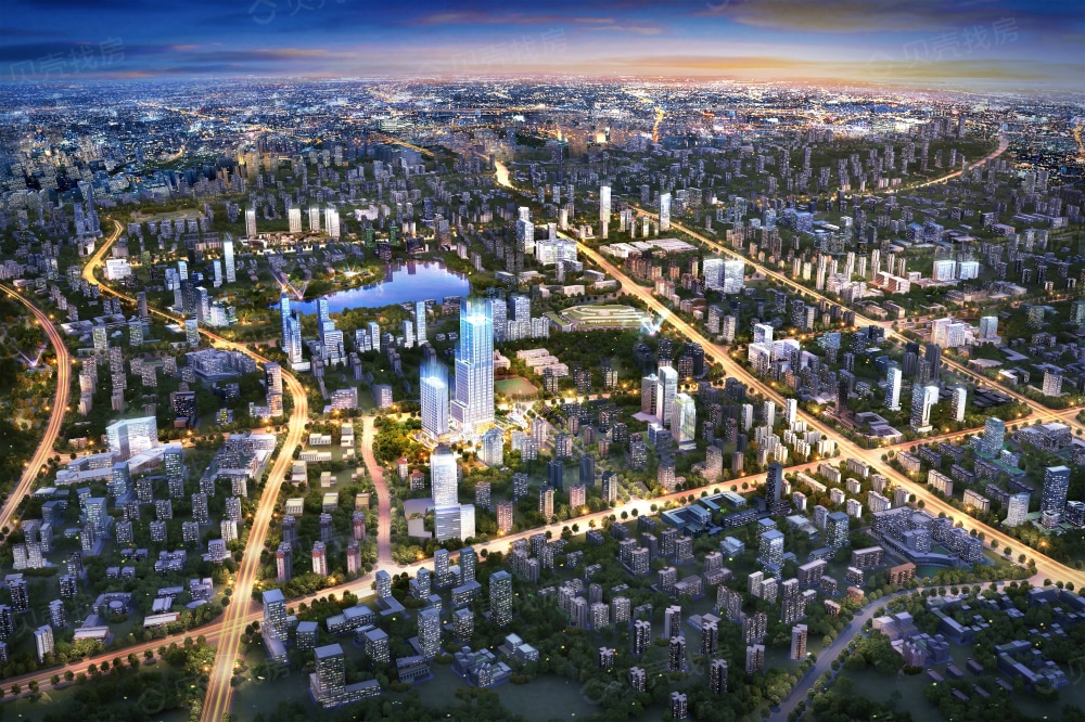 龙湖上城大厦实景图