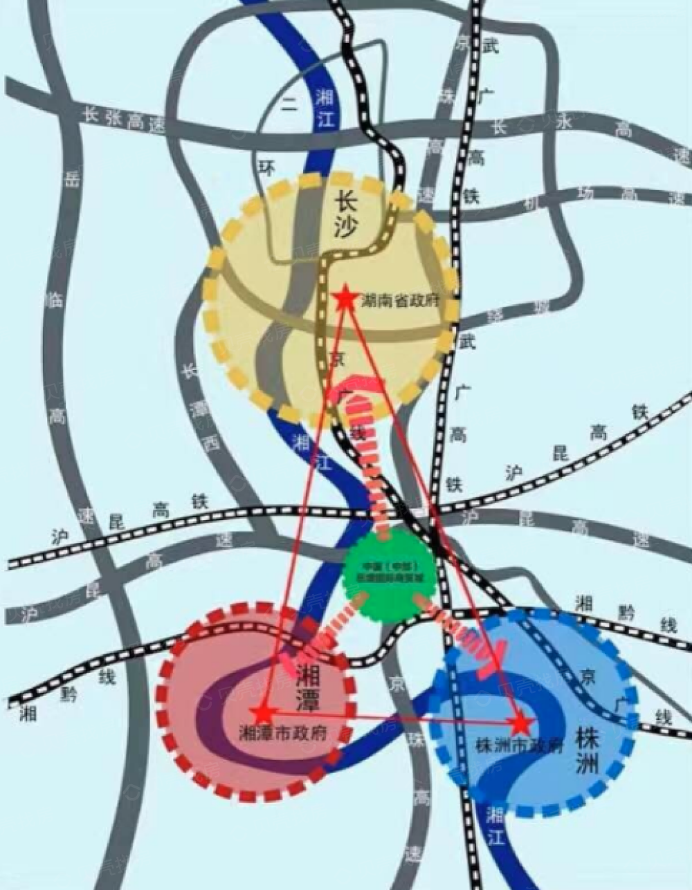 【岳塘国际商贸城_湘潭岳塘国际商贸城楼盘】区位相册-湘潭贝壳新房