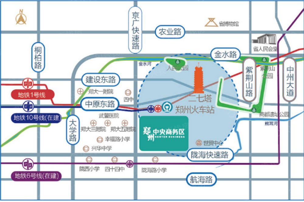 中铁泰和府区位