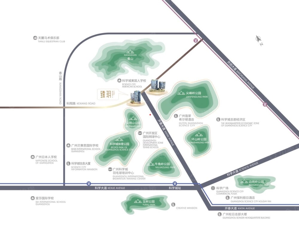 合景臻玥广场区位