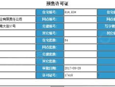 首开国风润城预售许可证