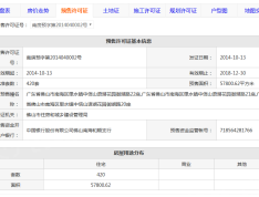 中信山语湖预售许可证