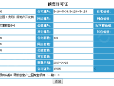 明发水韵桃源预售许可证