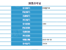 碧桂园凤凰城预售许可证