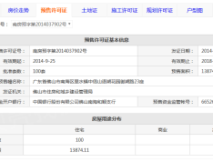 中信山语湖预售许可证