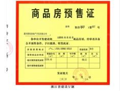 中南九龙澜邸预售许可证