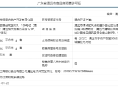 恒大林语墅预售许可证