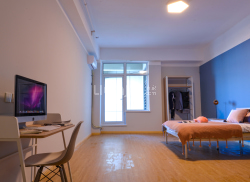 独栋·冠寓 大连高新爱贤街店 可短租 开工补贴带阳台近高新纳米/腾飞软件园学生特权新客专享仅此一间，无中介费，24H安保（D15） 开间_广贤路139号租房