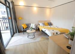 独栋·冠寓 珠海南屏珠海大道店 可短租 落地窗阳台单间 澳门通勤方便 近拱北/青茂口岸 押一付一 开间_新都会花园租房