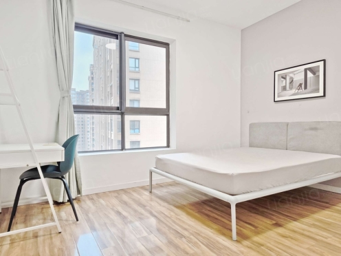 合租·观园国际 4居室 西卧