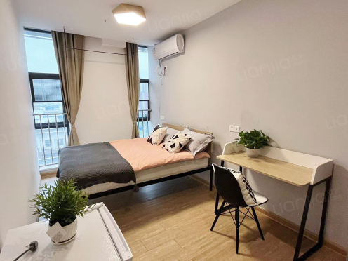 独栋·冠寓 武汉高新二路店 二号线地铁口电梯房 最低三位数 可短租C 学生特惠折上折 押一付一 独立门锁！ 开间