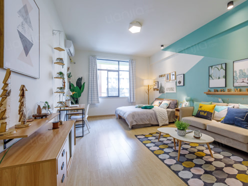 独栋·龙湖冠寓 苏州钟园路店 单间白领公寓可月付！ 钟园路1号品牌公寓直租 开间