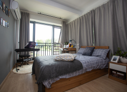 独栋·泊寓 桃园路9店 【定金膨胀立减500】免网络、无杂费、可月付、民水民电、阳光江景两房 2室1厅_聚贤公寓租房