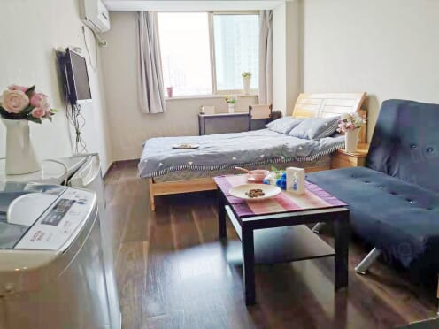 独栋·魔方公寓 苏州团结桥店 暖春租房季长租苏苑南门宝带桥 1室1厅