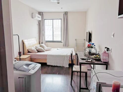 独栋·魔方公寓 苏州团结桥店 暖春租房季长租精装临近苏苑新村 1室1厅