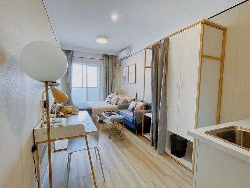 独栋·龙湖冠寓 苏州独墅湖店 园区精致阳台房近地铁2/8号线 开间