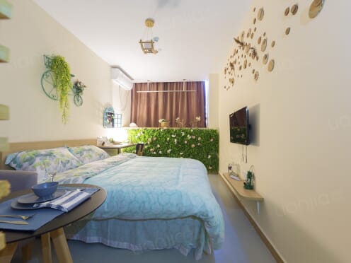 独栋·魔方公寓 苏州胥口店 暖春租房季活动长租近地铁可季付月付 1室1厅