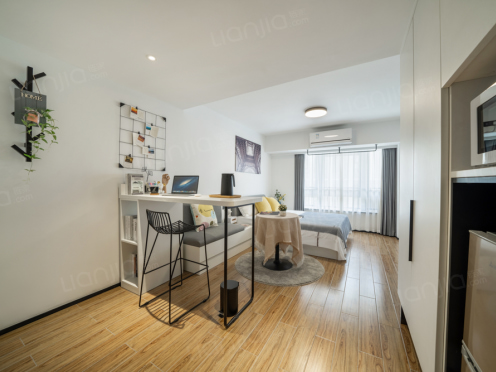 独栋·城家公寓 城家铱工场周市人才公寓 近万达！独厨独卫！租房首选！ 开间